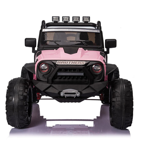 24V Kids Electric Jeep with Remote Control, LED Lights, MP3, and USB