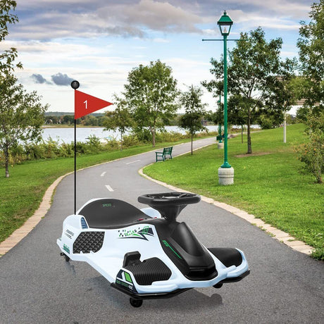 24V Kids Electric Racing Car with Drift Mode - Battery Powered Ride-On Vehicle