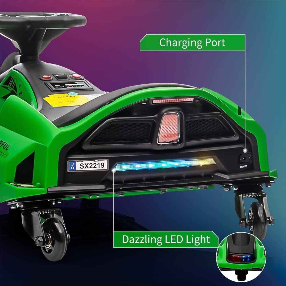 24V Kids Electric Racing Car with Drift Mode - Battery Powered Ride-On Vehicle