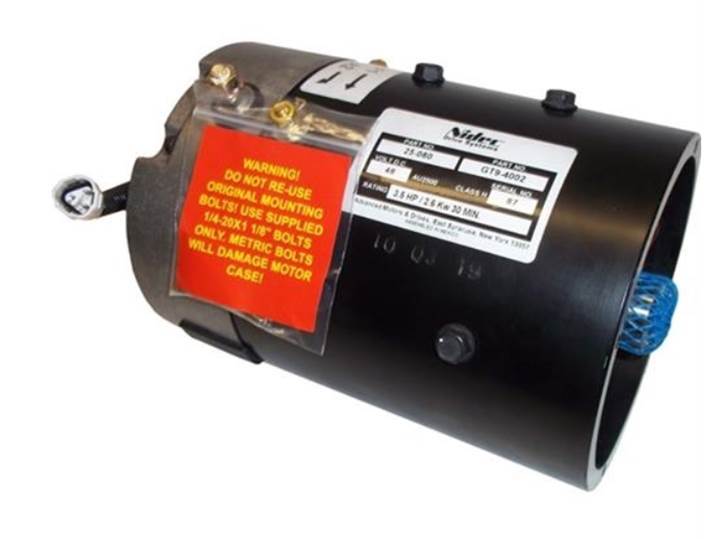 MOTOR, AMD 3.5H/P, 2.5KW, YAM G22 (use provided hardware)