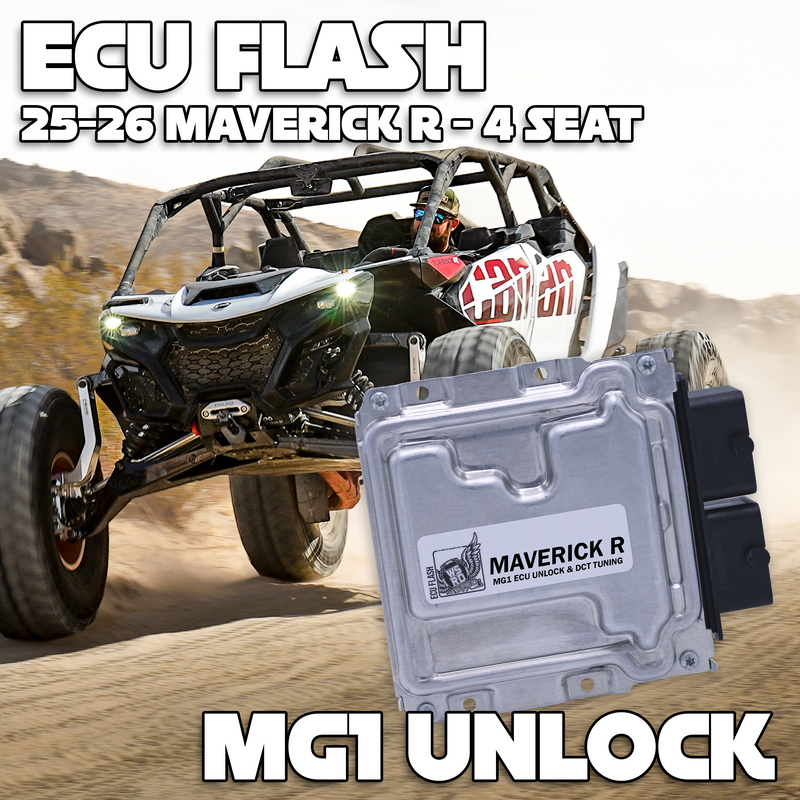 Déverrouillage de l'ECU MG1 de l'injecteur de série WSRD et réglage de la transmission DCT | Maverick R 2024 (274-333HP)