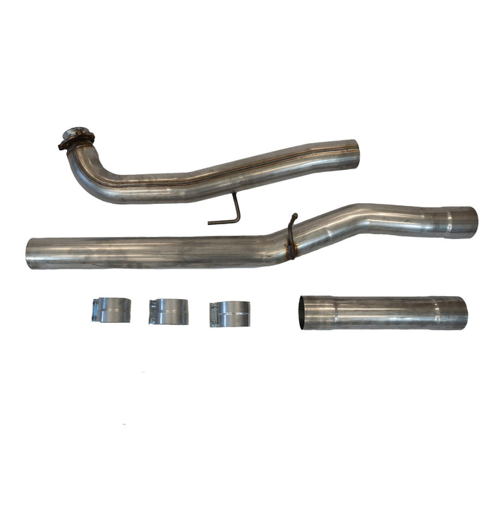 2015.5-2016 Duramax 6.6L DieselR 4" Cat & DPF Race Pipe No Muffler (255-02401)