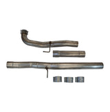 2017-2026 Duramx 6.7L DieselR 4" Cat & DPF Race Pipe No Muffler (255-02402)
