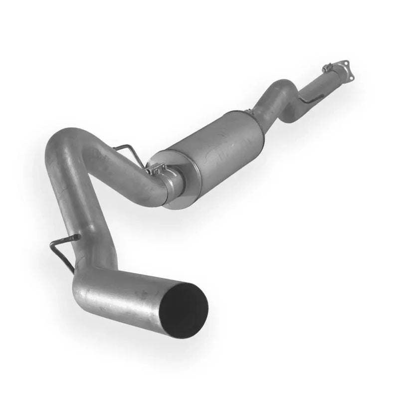 Dieselr Aluminized 4" Cat Back Exhaust Single | GM 2500/3500 6.6L DURAMAX LB7/LLY/LBZ w/OEM 4 Bolt Flange 2001-2007