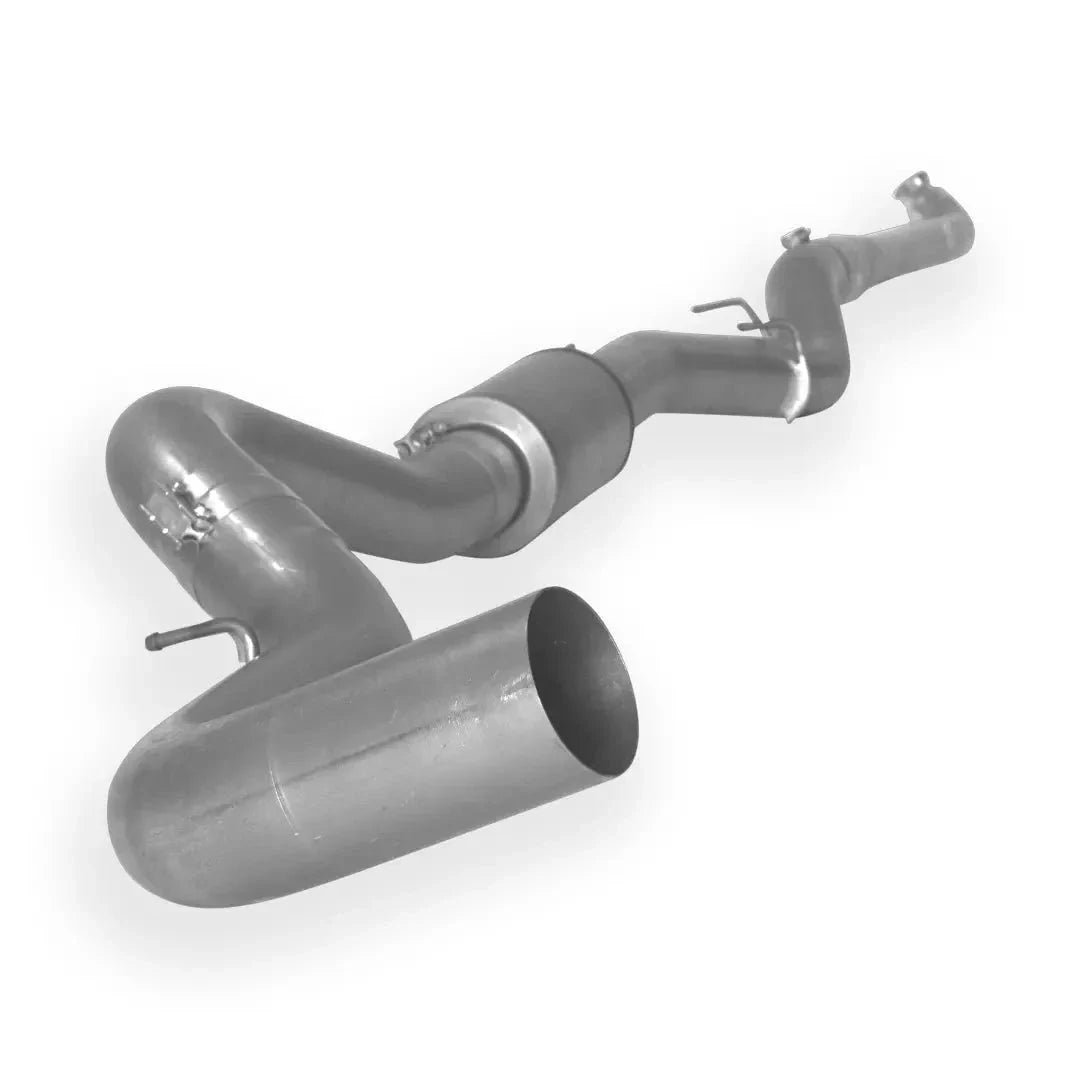 Dieselr Aluminized Downpipe Back Exhaust Single | 2500/3500 6.6L GM DURAMAX LML (2007.5-2010)