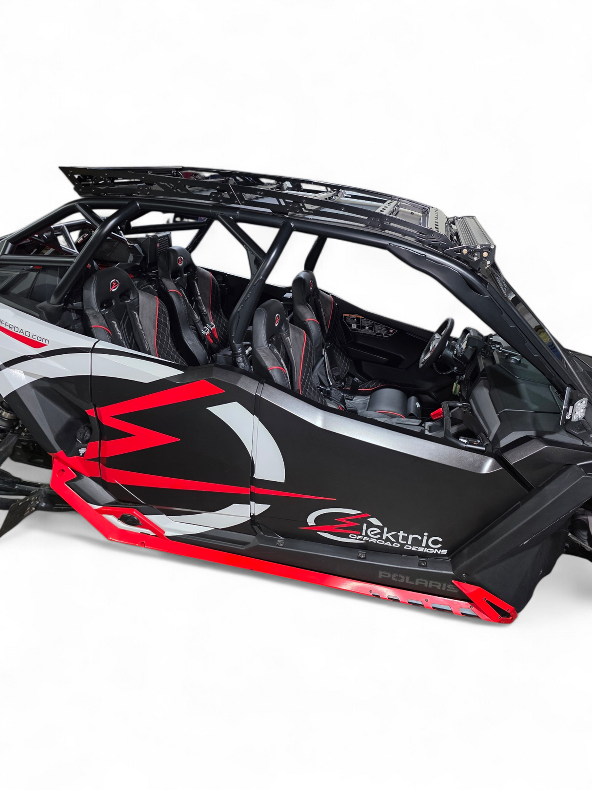 2025+ Polaris Pro R Roof Rack (4 Seat) www.elektricoffroad.com
