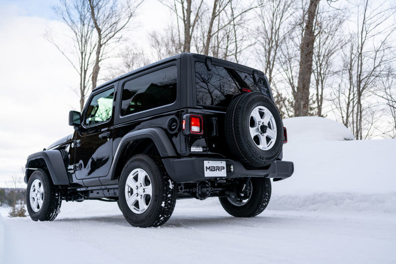 Échappement arrière simple de 2,5 pouces pour Jeep Wrangler JL MBRP 18-20 - T304