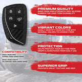 GMC & Chevy 22-25 Sierra & Silverado 1-Piece 100% Silicone Rubber Key Fob Cover - Multiple Colors