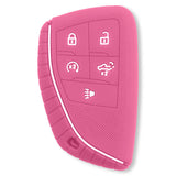 GMC & Chevy 22-25 Sierra & Silverado 1-Piece 100% Silicone Rubber Key Fob Cover - Multiple Colors