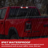 Dodge 19-25 RAM 1500 Red LED 3rd Brake Light Kit with White LED Cargo Lights and Smoked Lens