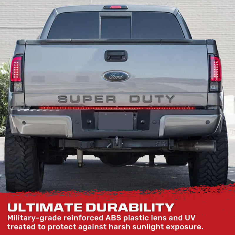 Original "Line of Fire" Hyperlite LED Tailgate Light Bar in Red - Multiple Sizes