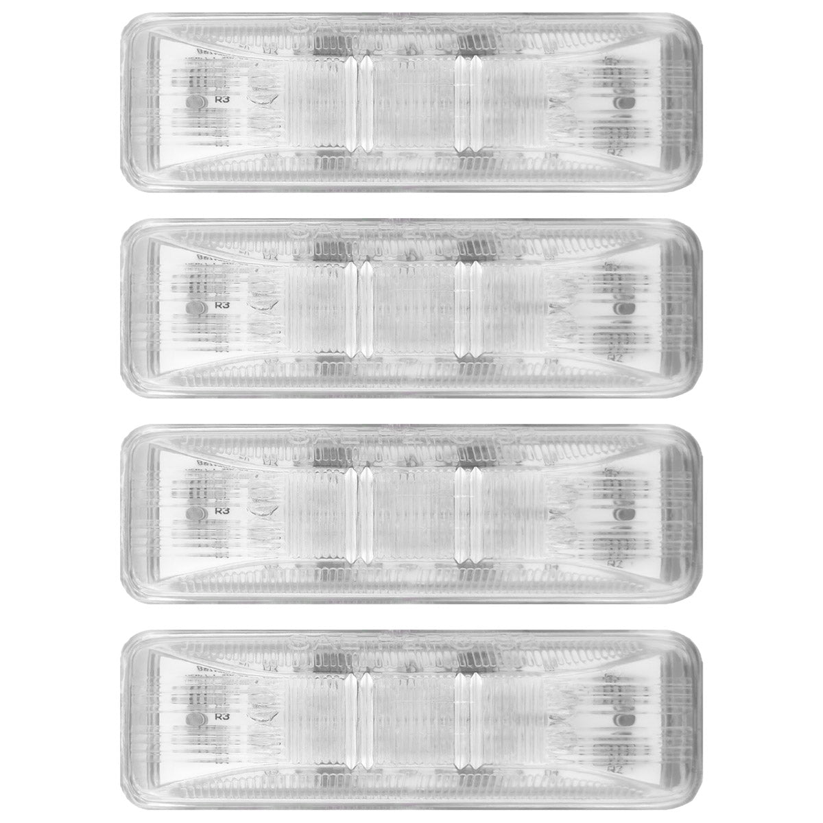 Dodge RAM 94-01 Red & Amber LED Fender Lights (4-Piece Set) - Smoked or Clear Lens