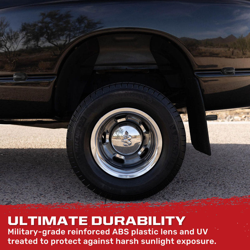 Dodge RAM 02-09 Amber & Red Fender LED Lights (4-Piece Set) Smoked or Clear Lens