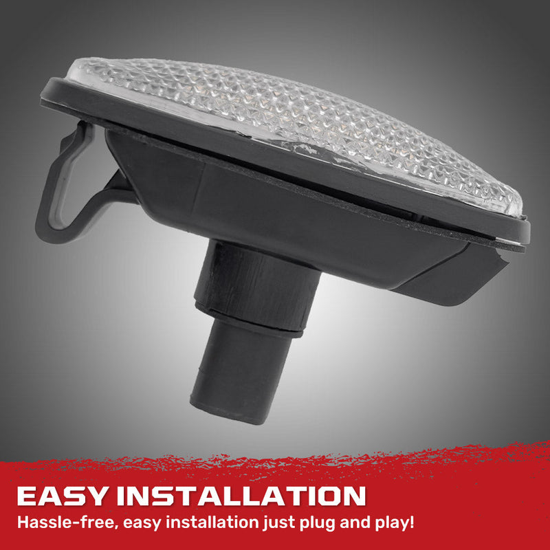 Dodge RAM 02-09 Amber & Red Fender LED Lights (4-Piece Set) Smoked or Clear Lens