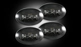 Recon SMOKED Led Dually Fender Lights, 1998-2010 Ford Superduty