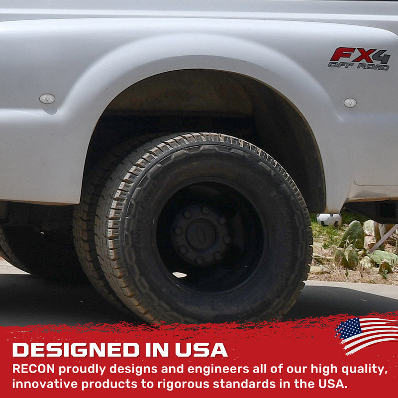 Ford Super Duty 99-10 Amber & Red Fender LED Lights (4-Piece Set) Smoked or Clear Lens