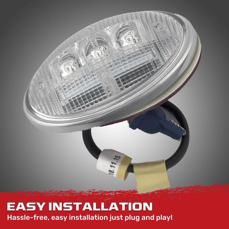 Ford Super Duty 99-10 Amber & Red Fender LED Lights (4-Piece Set) Smoked or Clear Lens