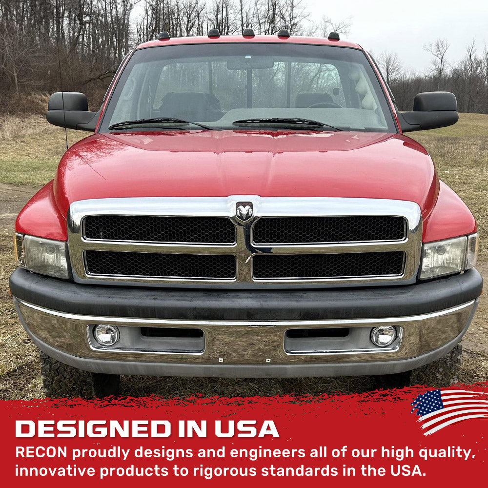 Dodge RAM 2500/3500 94-98 5-Piece Cab Roof Light Set Amber LED 194 Bulbs - Multiple Lens