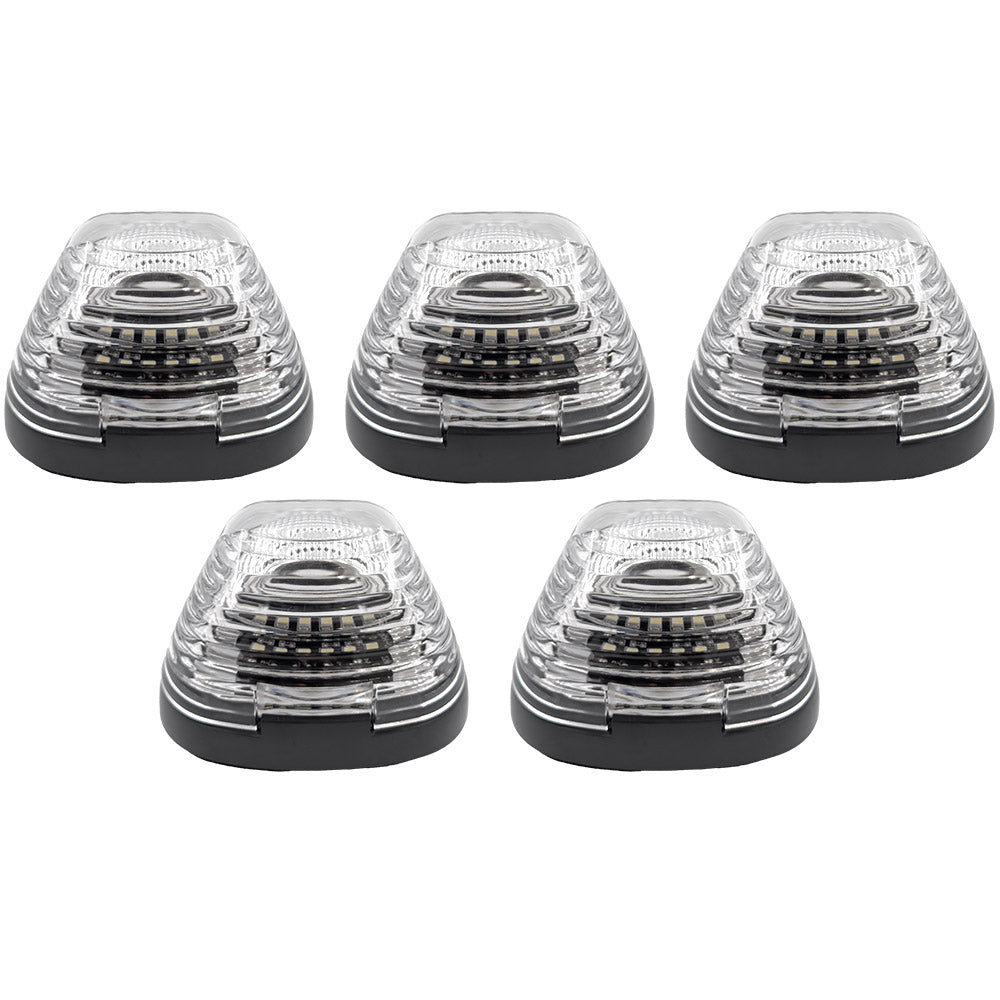 Dodge RAM 2500/3500 94-98 5-Piece Cab Roof Light Set Amber LED 194 Bulbs - Multiple Lens
