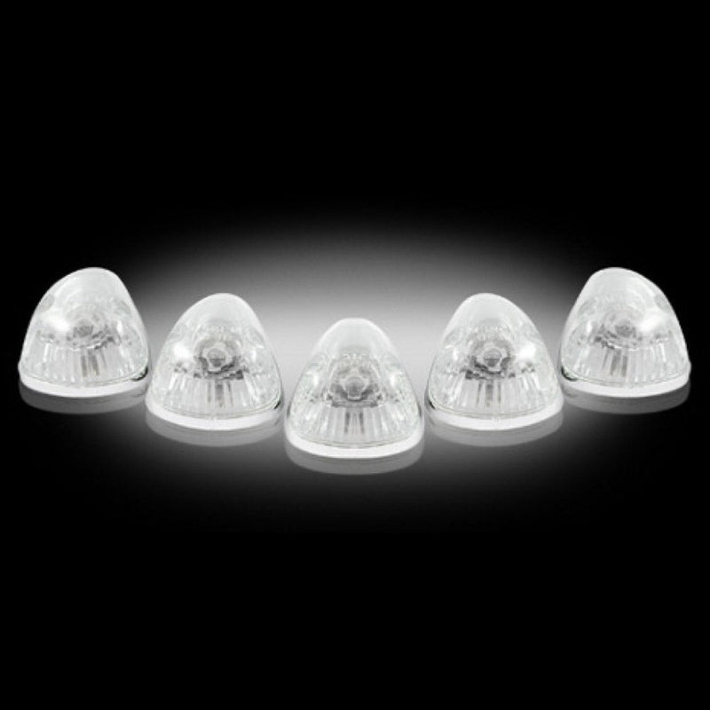 Dodge RAM 2500/3500 94-98 5-Piece Cab Roof Light Set Amber LED 194 Bulbs - Multiple Lens