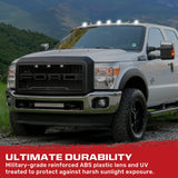 Ford Super Duty 99-16 5-Piece Cab Light Kit Strobe LED in White & Amber - Multiple Lens