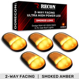 Dodge RAM Heavy-Duty 2500/3500 03-18 5 Piece Cab Roof Light Set 2-Way Front & Rear Facing Ultra High-Power LEDs Multiple Lens & Colors