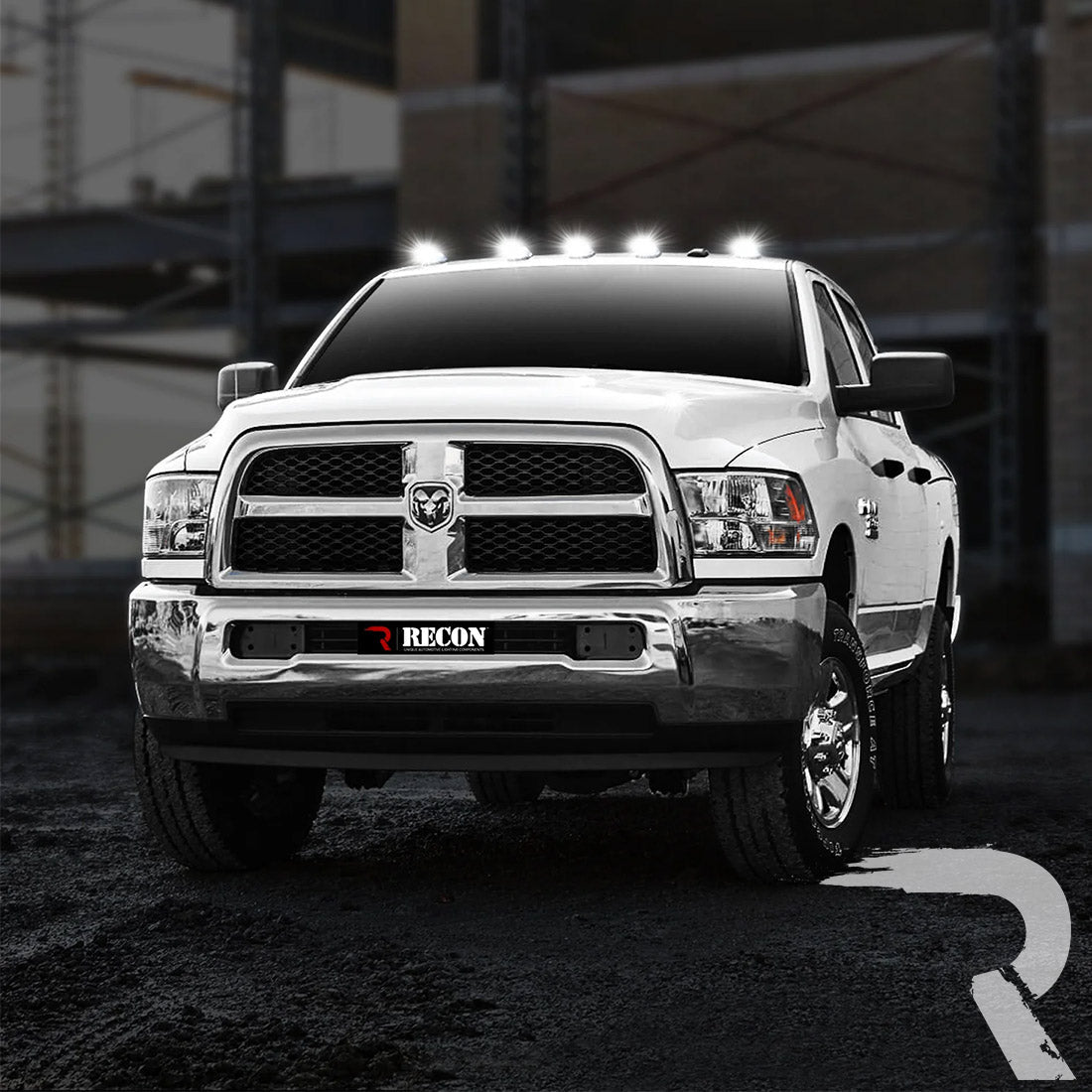 Dodge RAM Heavy-Duty 2500/3500 03-18 5 Piece Cab Roof Light Set 2-Way Front & Rear Facing Ultra High-Power LEDs Multiple Lens & Colors
