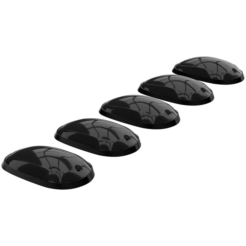 Dodge RAM 03-18 Heavy-Duty 2500/3500 5-Piece Cab Roof Light Kit Strobe LED White & Amber - Multiple Lens