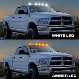 Dodge RAM 03-18 Heavy-Duty 2500/3500 5-Piece Cab Roof Light Kit Strobe LED White & Amber - Multiple Lens