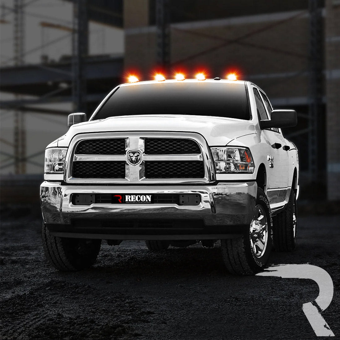 Dodge RAM Heavy-Duty 2500/3500 03-18 5 Piece Cab Roof Light Set 2-Way Front & Rear Facing Ultra High-Power LEDs Multiple Lens & Colors