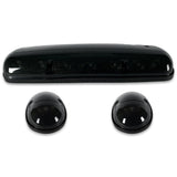 GMC & Chevy 02-07 3-Piece Cab Roof Light Kit Strobe LED White & Amber - Multiple Lens