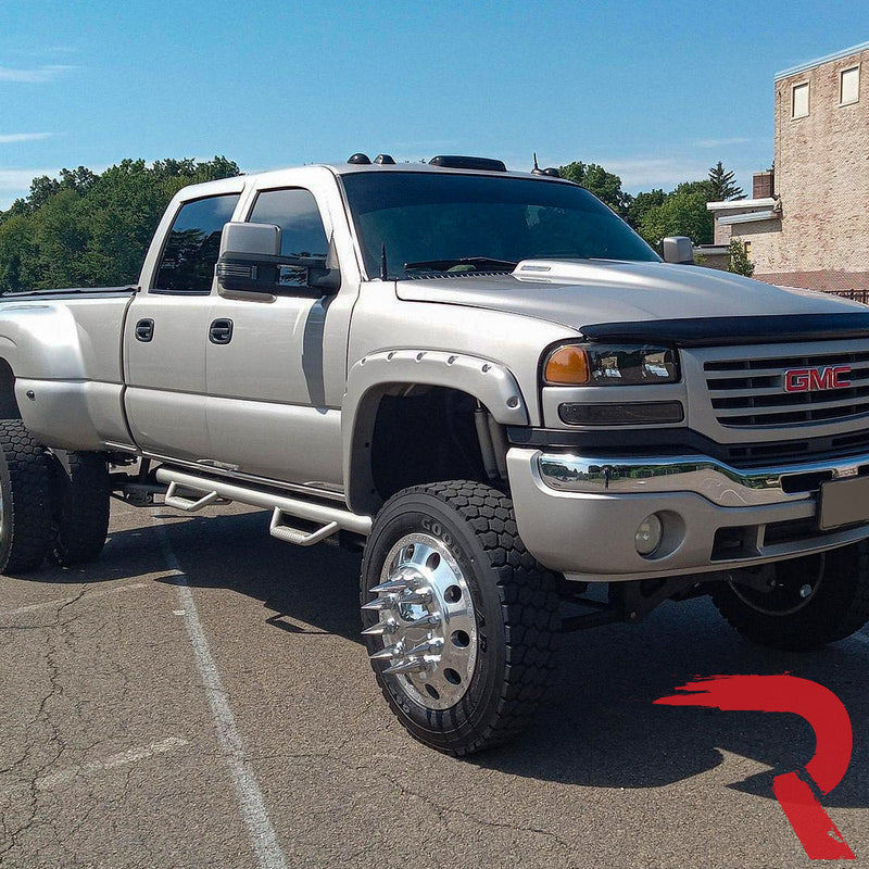 GMC & Chevy 02-07 3-Piece Cab Roof Light Kit Strobe LED White & Amber - Multiple Lens