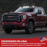 GMC & Chevy 20-25 (4th Gen) Heavy-Duty (3-Piece Set) Cab Roof Light Set 2-Way Front & Rear Facing Ultra High-Power White LEDs - (ATTN: This cab light kit replaces Factory/OEM installed cab roof lights) - Multiple Lens