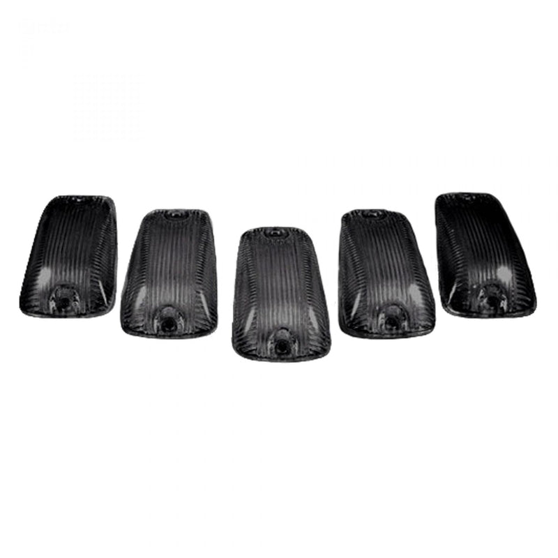 GMC & Chevy 88-02 Amber LED Cab Roof Light 5-Piece Set with Smoked Lens