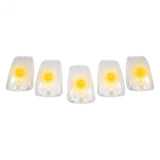 GMC & Chevy 88-02 Amber LED Cab Roof Light 5-Piece Set with Clear Lens