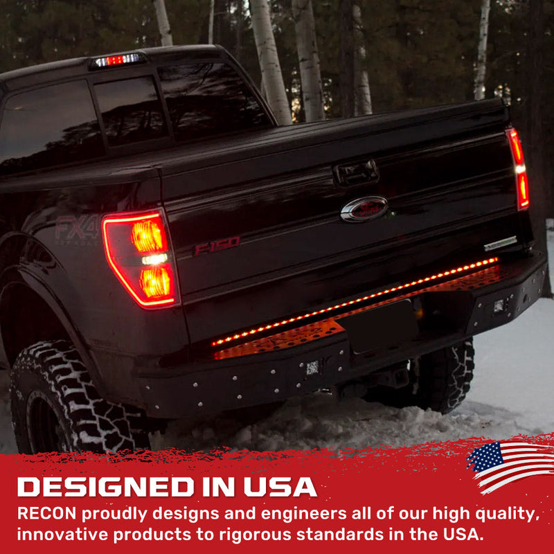 “Extreme” Tailgate Light Bar LED Scanning Amber Turn Signals, Brake & Reverse Lights - Multiple Sizes