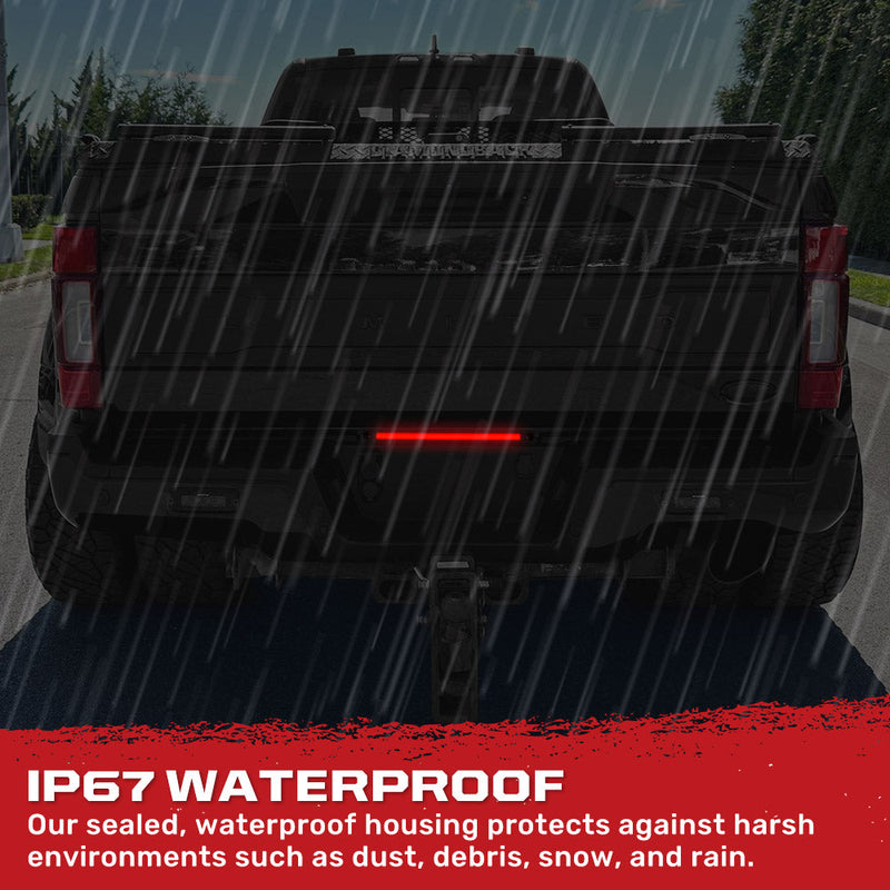 Ford Super Duty 17-25 Mini 15" LED Tailgate Light Bar OLED Red Running Lights - Multiple Options