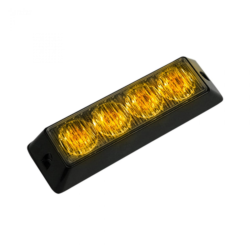 4-Watt 19 Function Strobe Light 4-LED in Amber