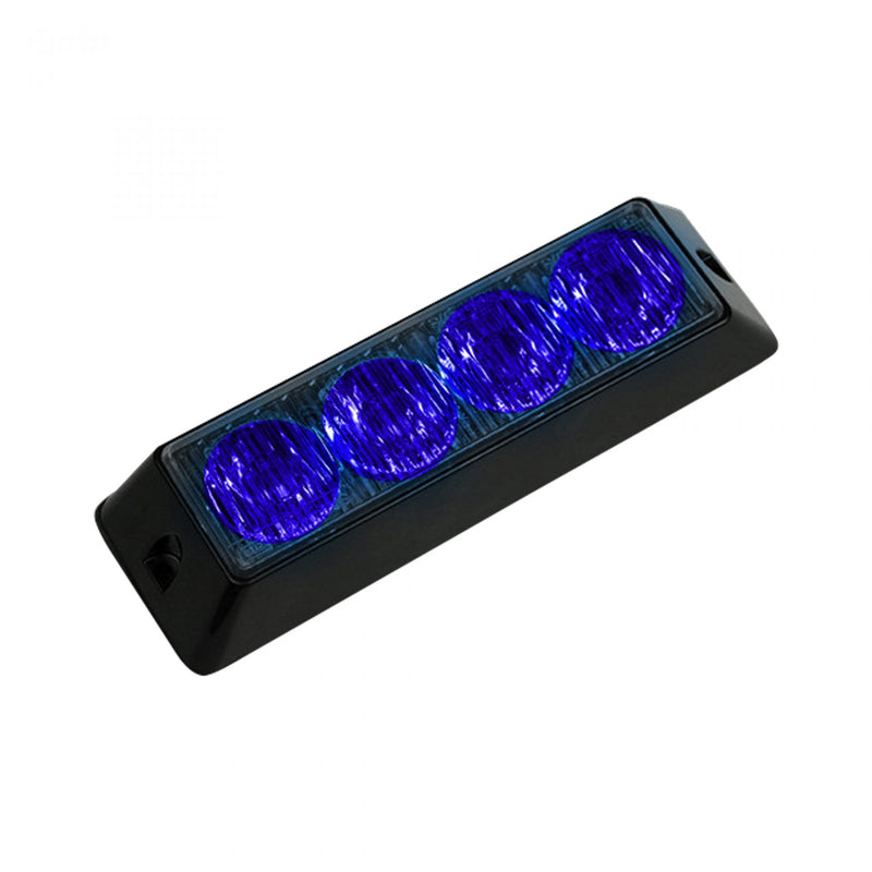 4-Watt 19 Function Strobe Light 4-LED in Blue