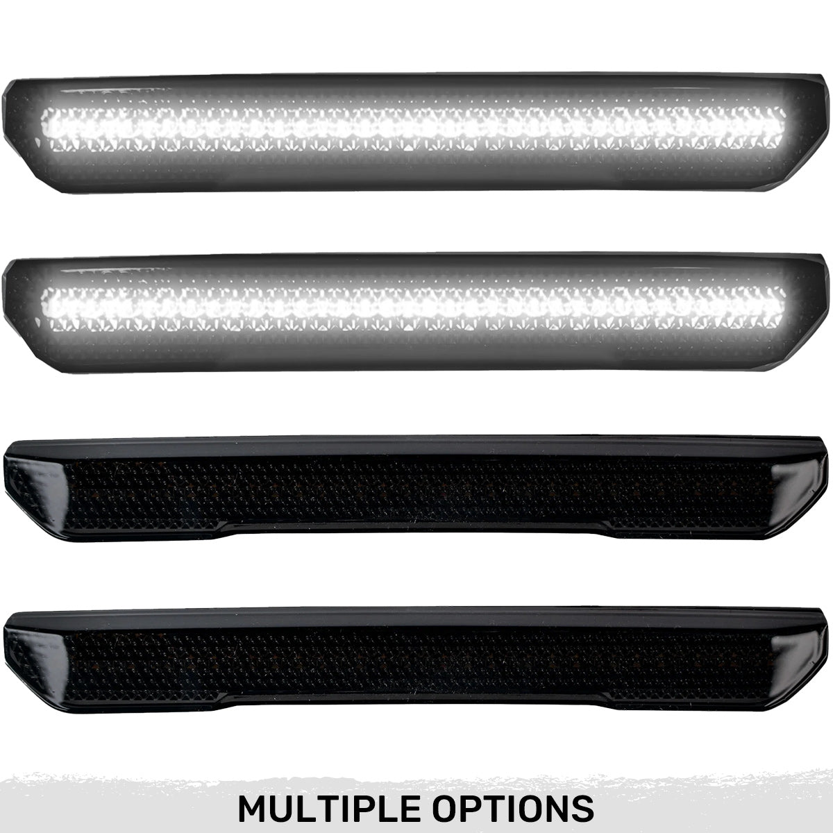GMC 20-25 Sierra HD 2500/3500 (4th Gen) Fender Lenses (4-Piece Set) Ultra Bright LED Lights - Multiple Options
