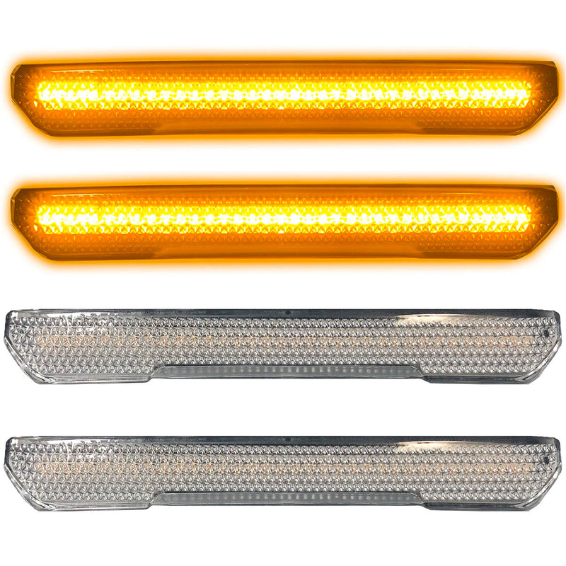 GMC 20-25 Sierra HD 2500/3500 (4th Gen) Fender Lenses (4-Piece Set) Ultra Bright LED Lights - Multiple Options