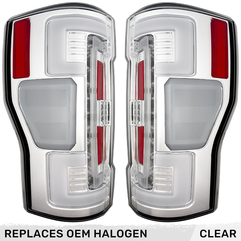 Ford Super Duty 17-19 Ultra Bright OLED Tail Lights (Replaces Factory/OEM Halogen) - Multiple Lens
