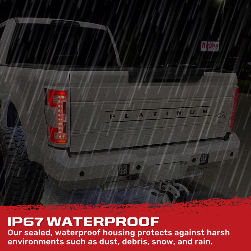 Ford Super Duty 17-19 Ultra Bright OLED Tail Lights (Replaces Factory/OEM Halogen) - Multiple Lens