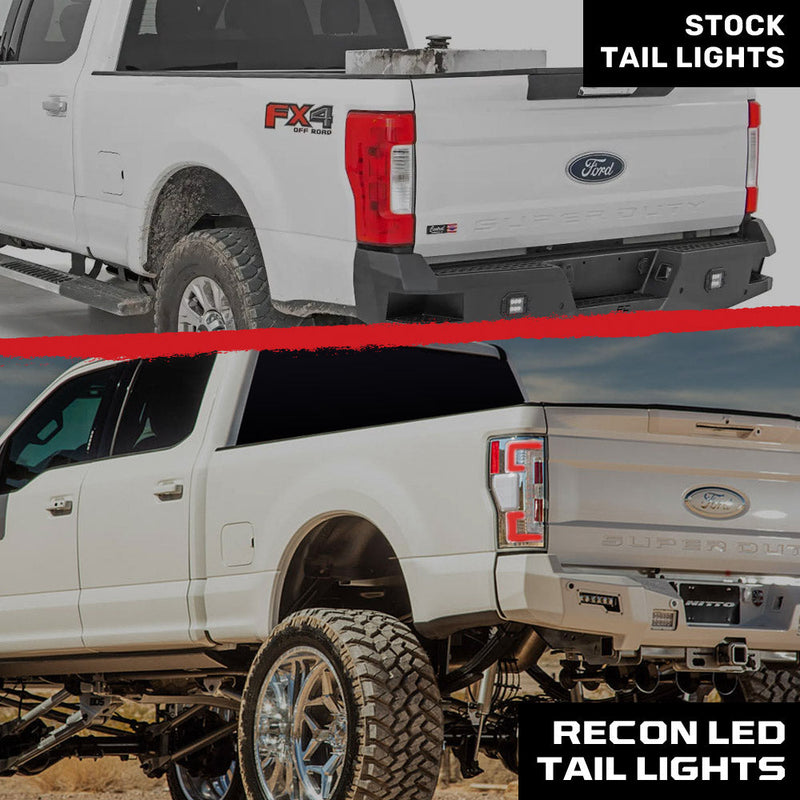 Ford Super Duty 17-19 Ultra Bright OLED Tail Lights (Replaces Factory/OEM Halogen) - Multiple Lens