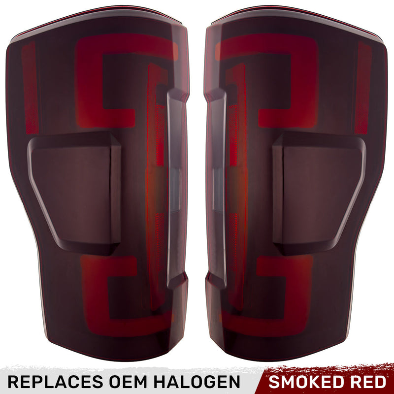 Ford Super Duty 17-19 Ultra Bright OLED Tail Lights (Replaces Factory/OEM Halogen) - Multiple Lens