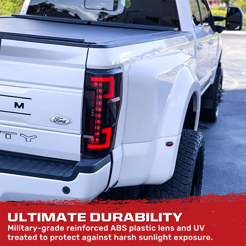 Ford Super Duty 17-19 Ultra Bright OLED Tail Lights (Replaces Factory/OEM Halogen) - Multiple Lens