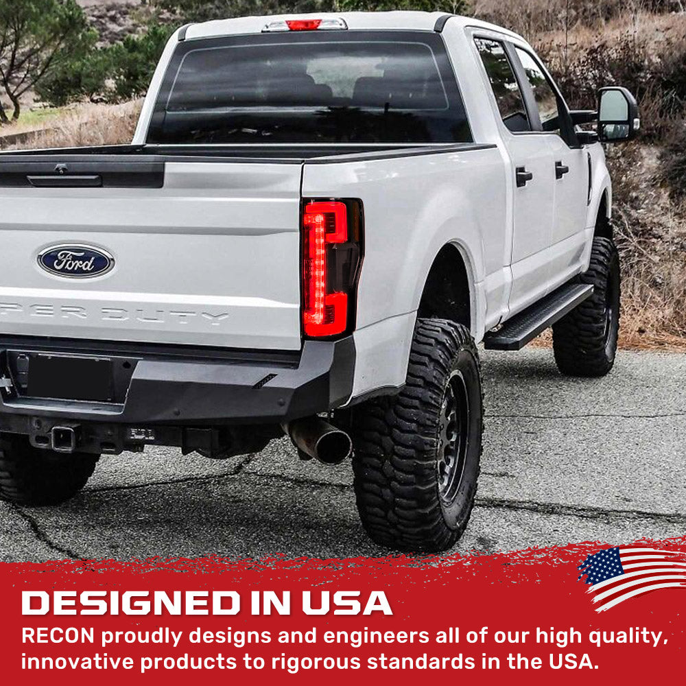 Ford Super Duty 17-19 Ultra Bright OLED Tail Lights (Replaces Factory/OEM Halogen) - Multiple Lens