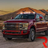 Ford Super Duty 17-25 5-Piece Cab Roof Light Set 2-Way Front & Rear Facing Ultra High-Power LEDs Multiple Lens & Colors - (ATTN: For models that DID NOT come with factory cab roof lights)