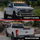 Ford Super Duty 17-25 5-Piece Cab Roof Light Set 2-Way Front & Rear Facing Ultra High-Power LEDs Multiple Lens & Colors - (ATTN: For models that DID NOT come with factory cab roof lights)
