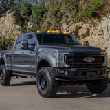 Ford Super Duty 17-25 5-Piece Cab Roof Light Set 2-Way Front & Rear Facing Ultra High-Power LEDs Multiple Lens & Colors - (ATTN: For models that DID NOT come with factory cab roof lights)